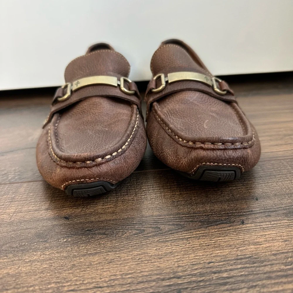 Cole Haan Mens Somerset Bit Driver Loafers Brown Size 10